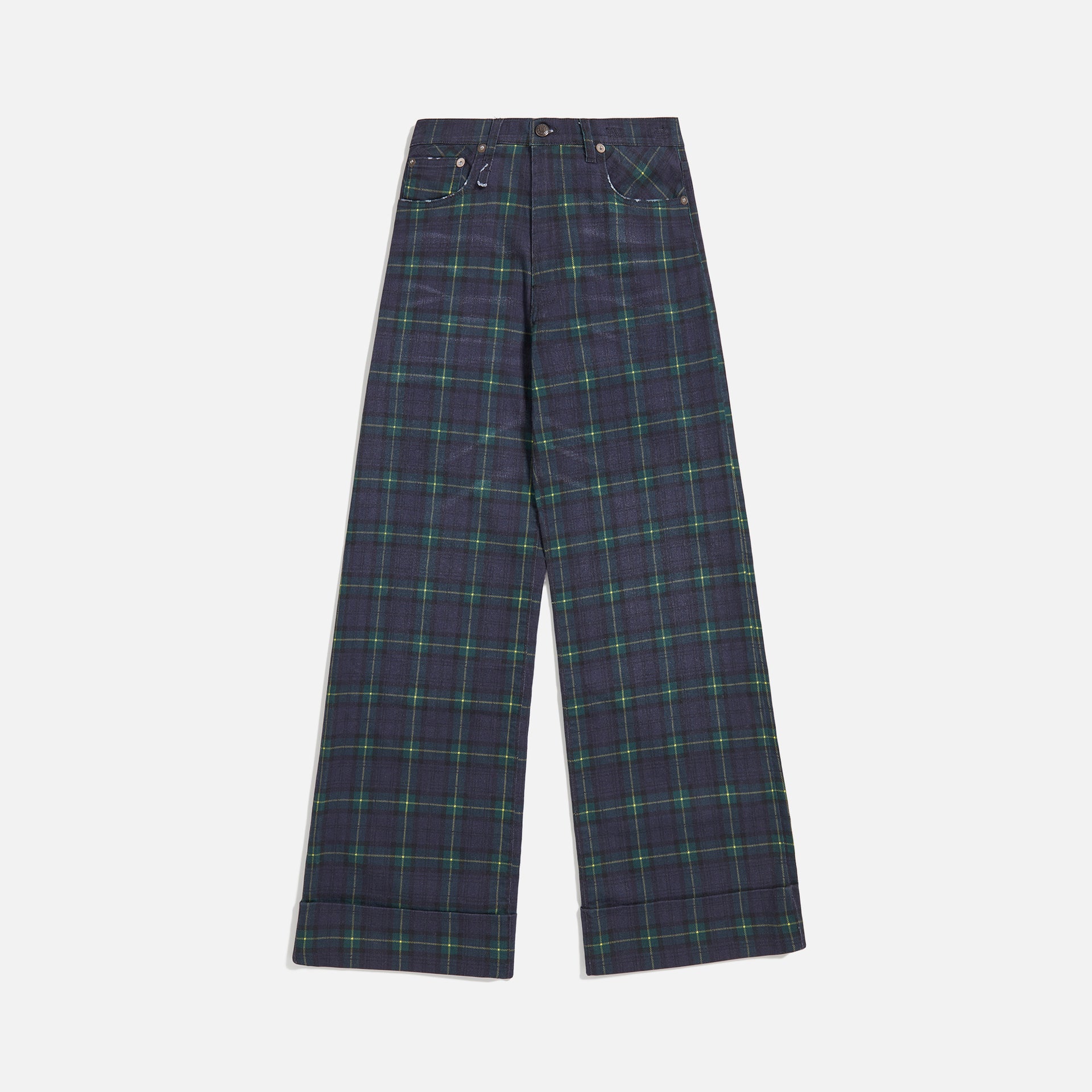 R13 Lisa Baggy Jean - Printed Tartan