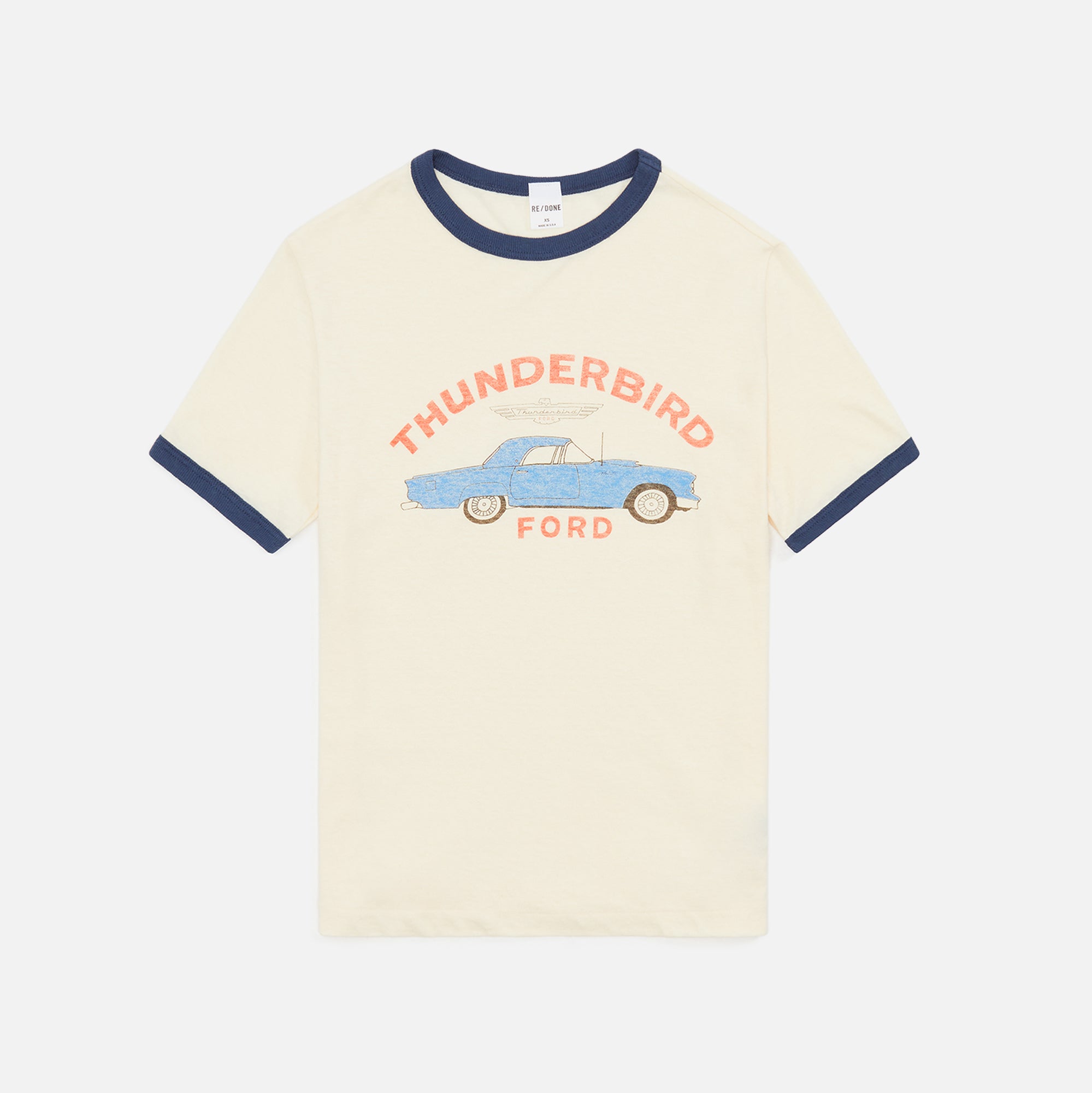 ReDone Ringer Ford Tee Ivory – RokytniceShops