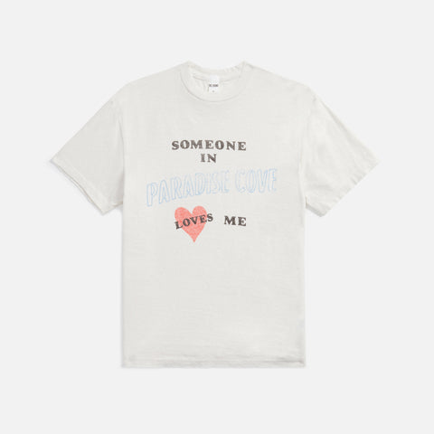 ReDone Classic Tee Someone Loves Me - Vintage White