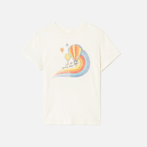 ReDone Classic Carried Away Tee - Vintage White
