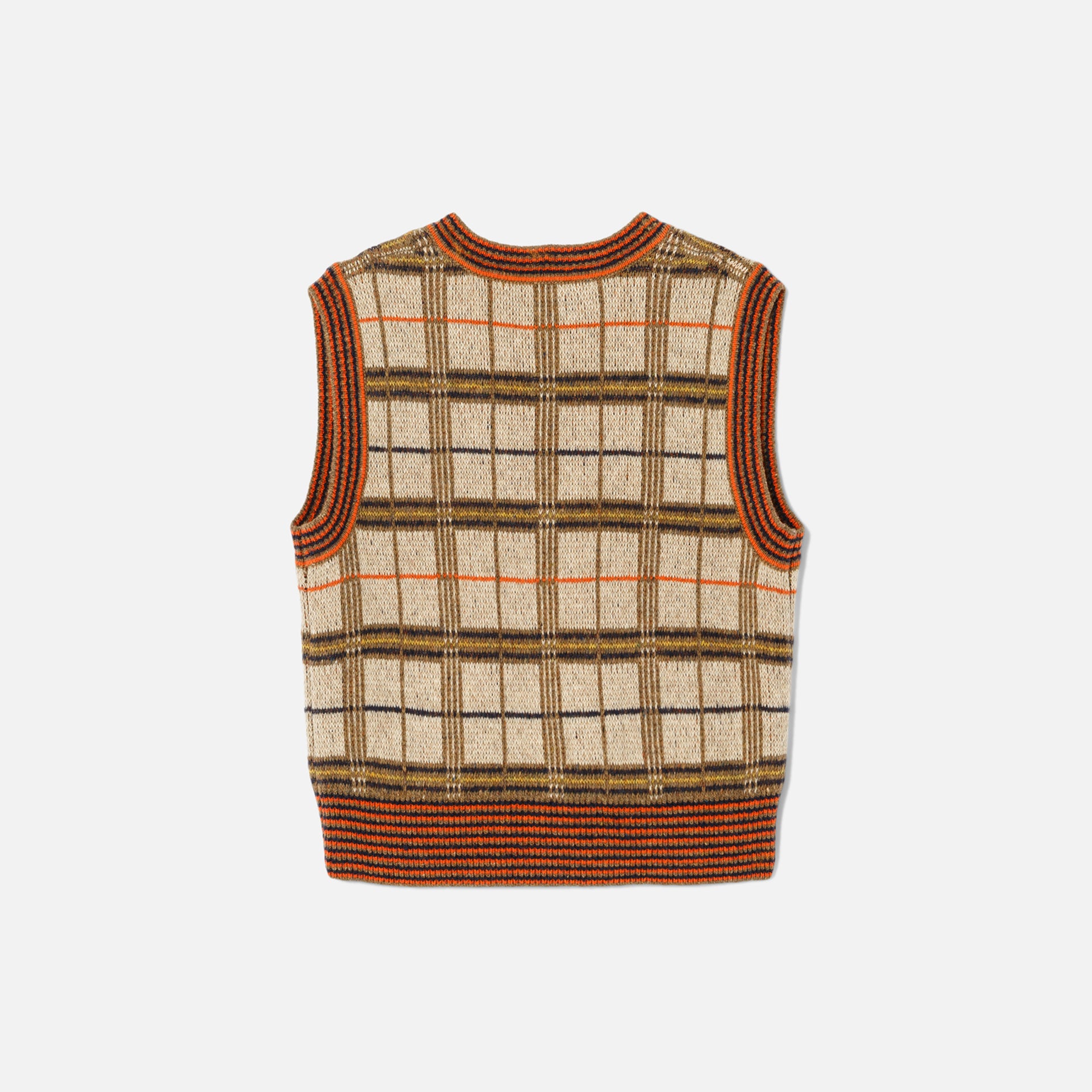 ReDone 60s Sweater Vest - Retro Plaid