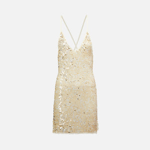 Retrofete Elliana Dress - Ivory / Gold
