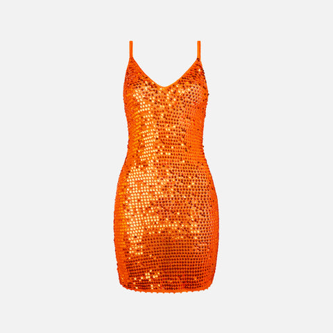 Retrofete Elliana Mini Dress - Orange