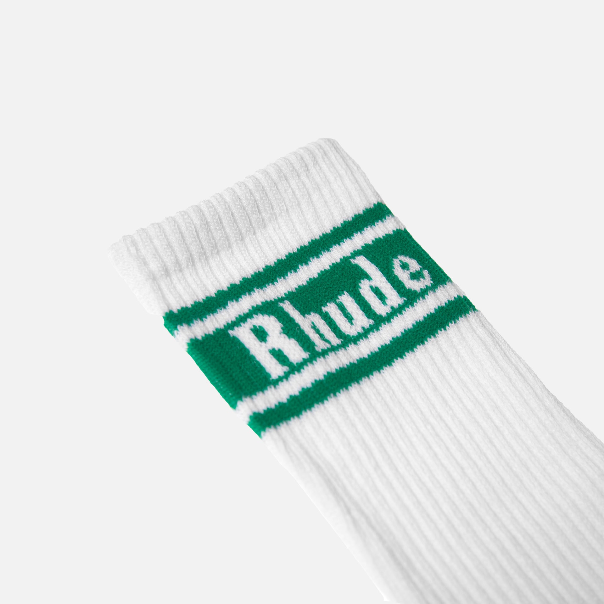 Rhude Stripe Socks - Green