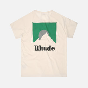 Rhude Moonlight Logo Tee - Green / White