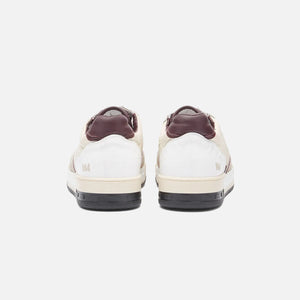 Rhude Racing Sneaker - White / Maroon / Beige