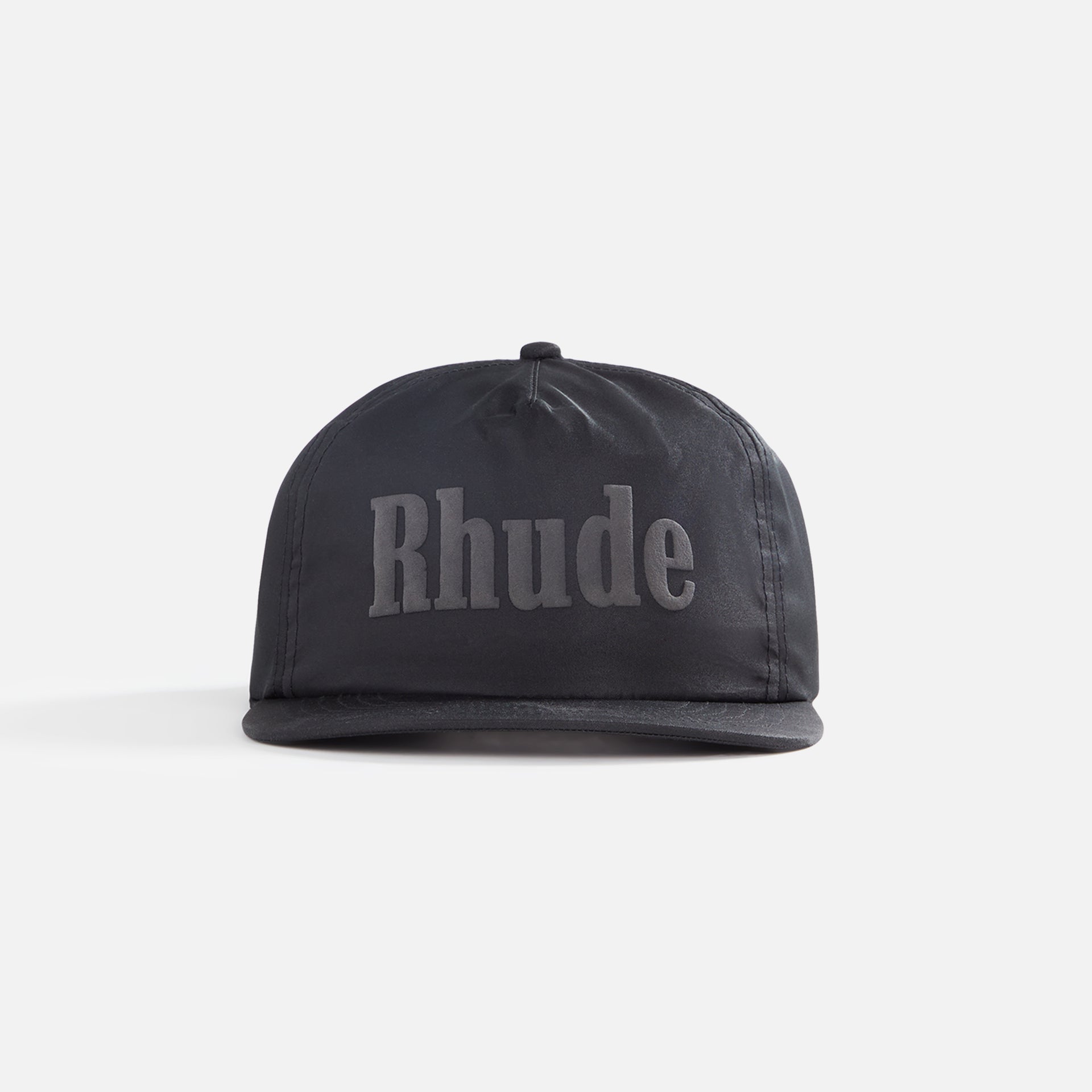 Rhude Satin Logo Hat Black – Kith - Main Image