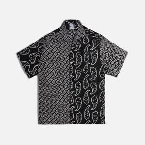 Rhude Rayon Bandana Button Up Shirt - Black
