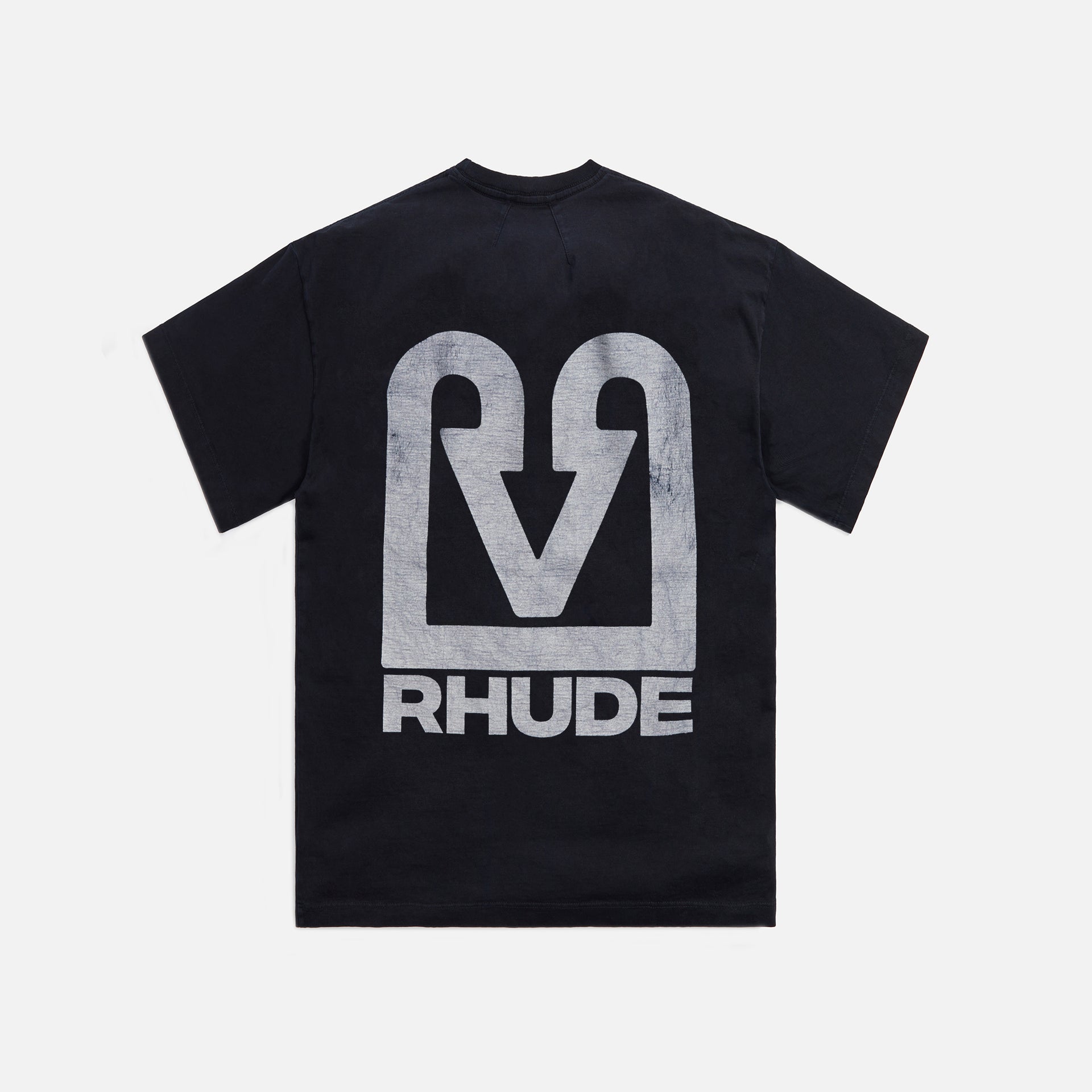 Rhude Black Cat Tee - Vintage Black