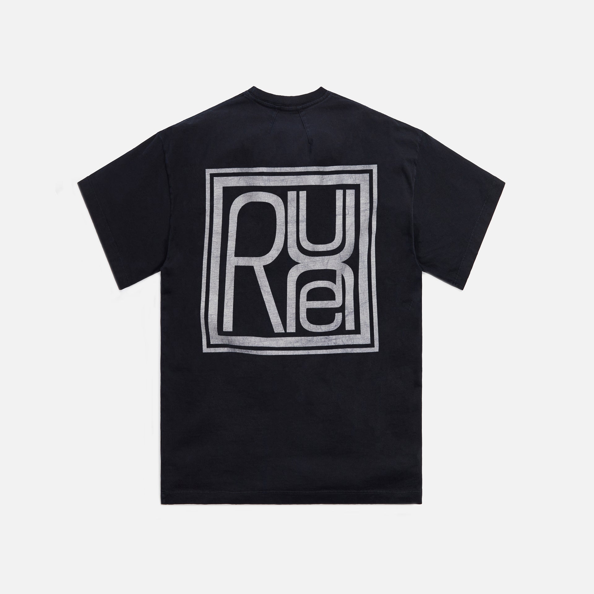 Rhude Square Logo Tee - Vintage Black