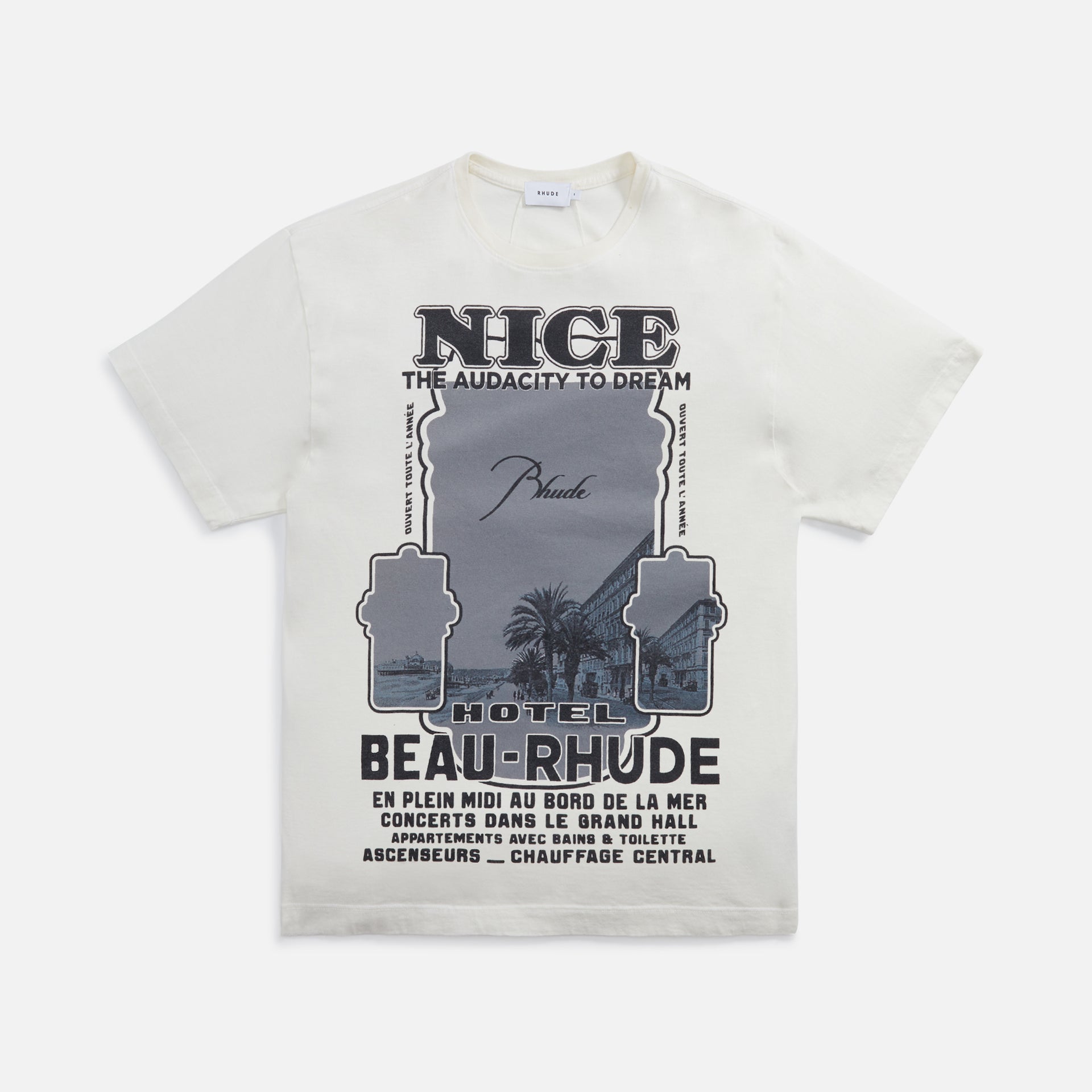 Rhude Nice Tee - Vintage White