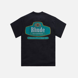 Rhude Racing Crest Tee - Vintage Black