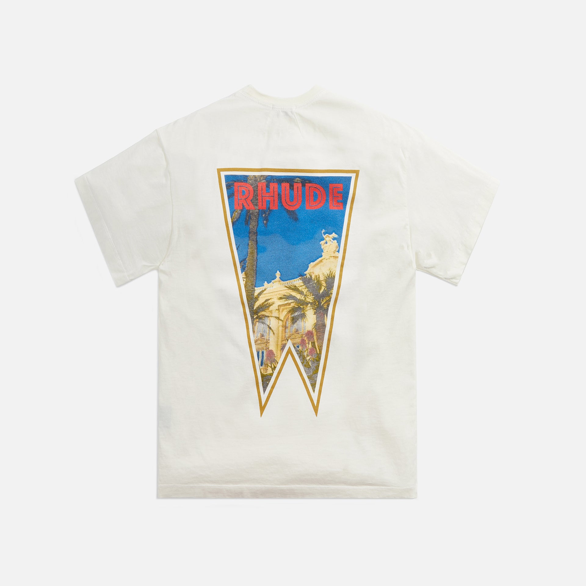 Rhude Stamp Tee - Vintage White