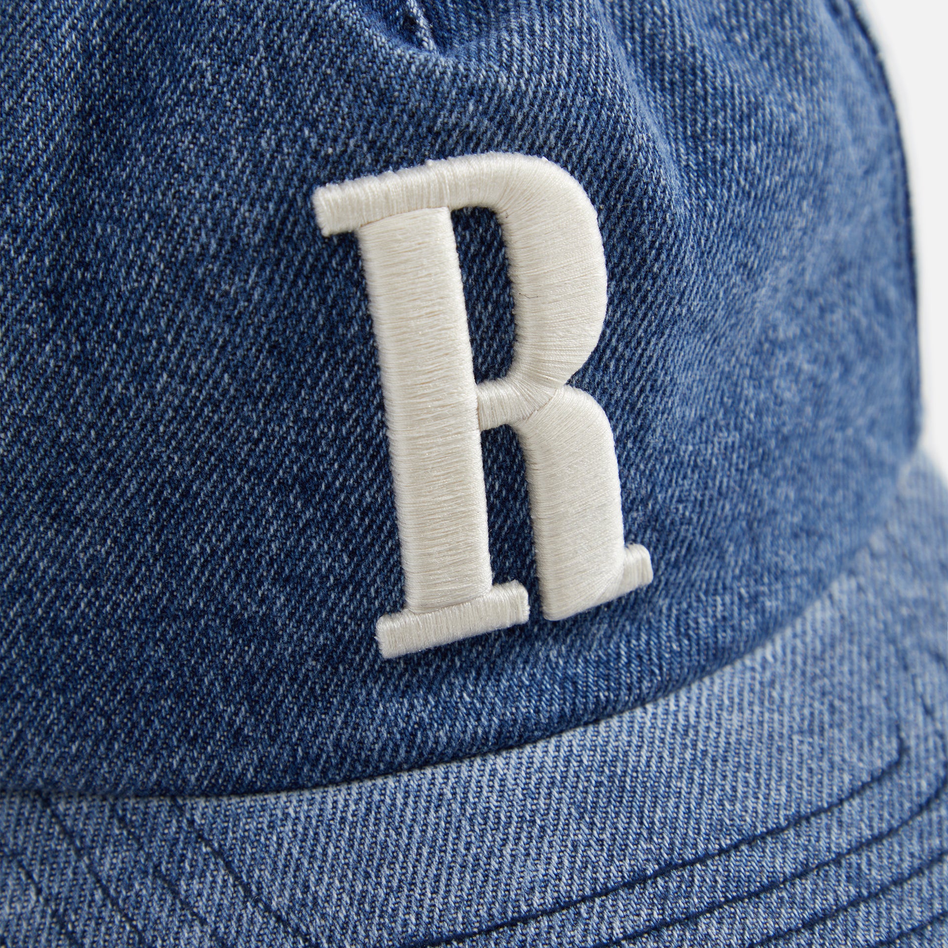 Rhude R Logo Denim Cap - Dark Indigo