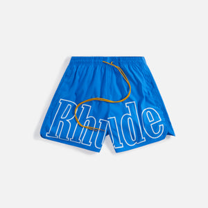 Rhude Logo Swim Short - Blue
