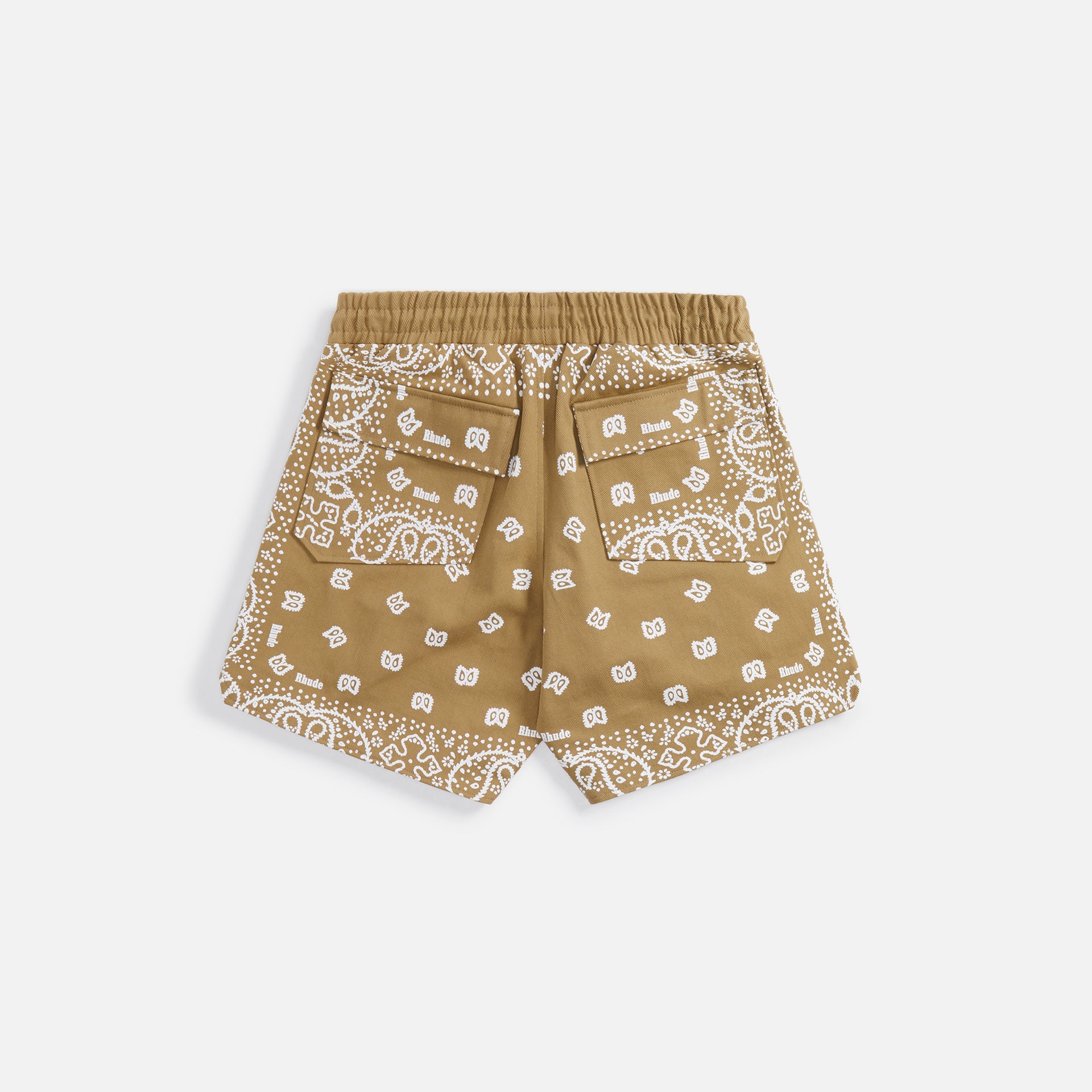 Rhude Bandana Shorts - Khaki