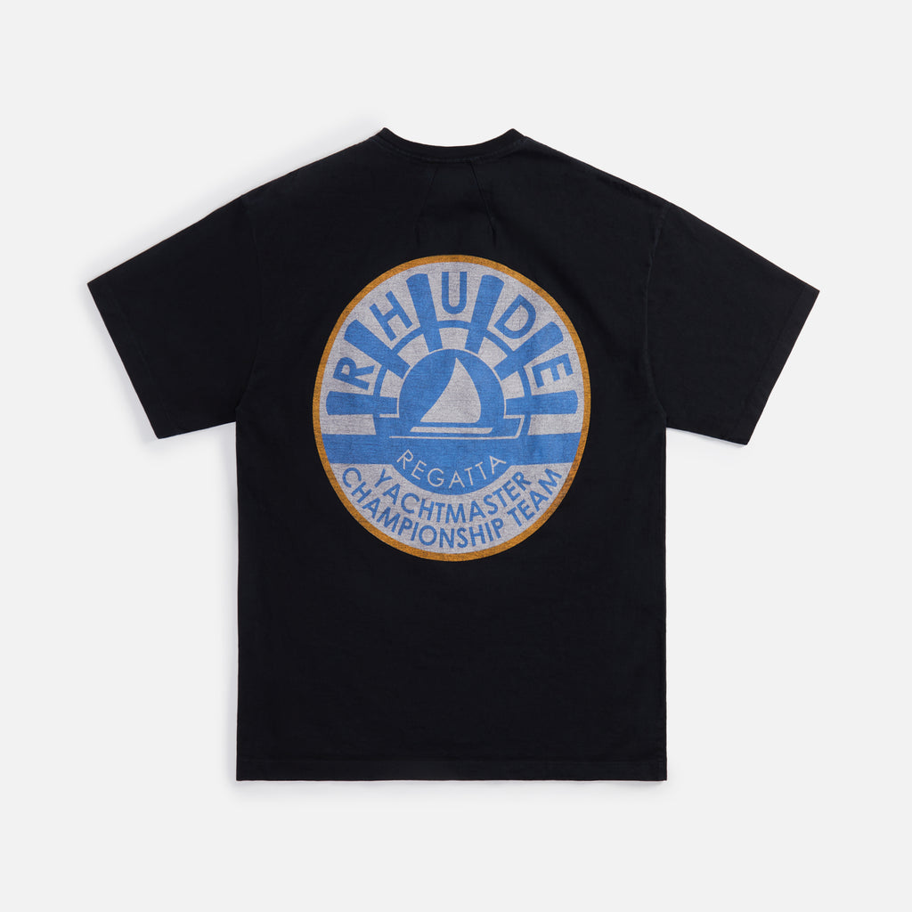 Rhude Yachtmaster Tee - Vintage Black – Kith