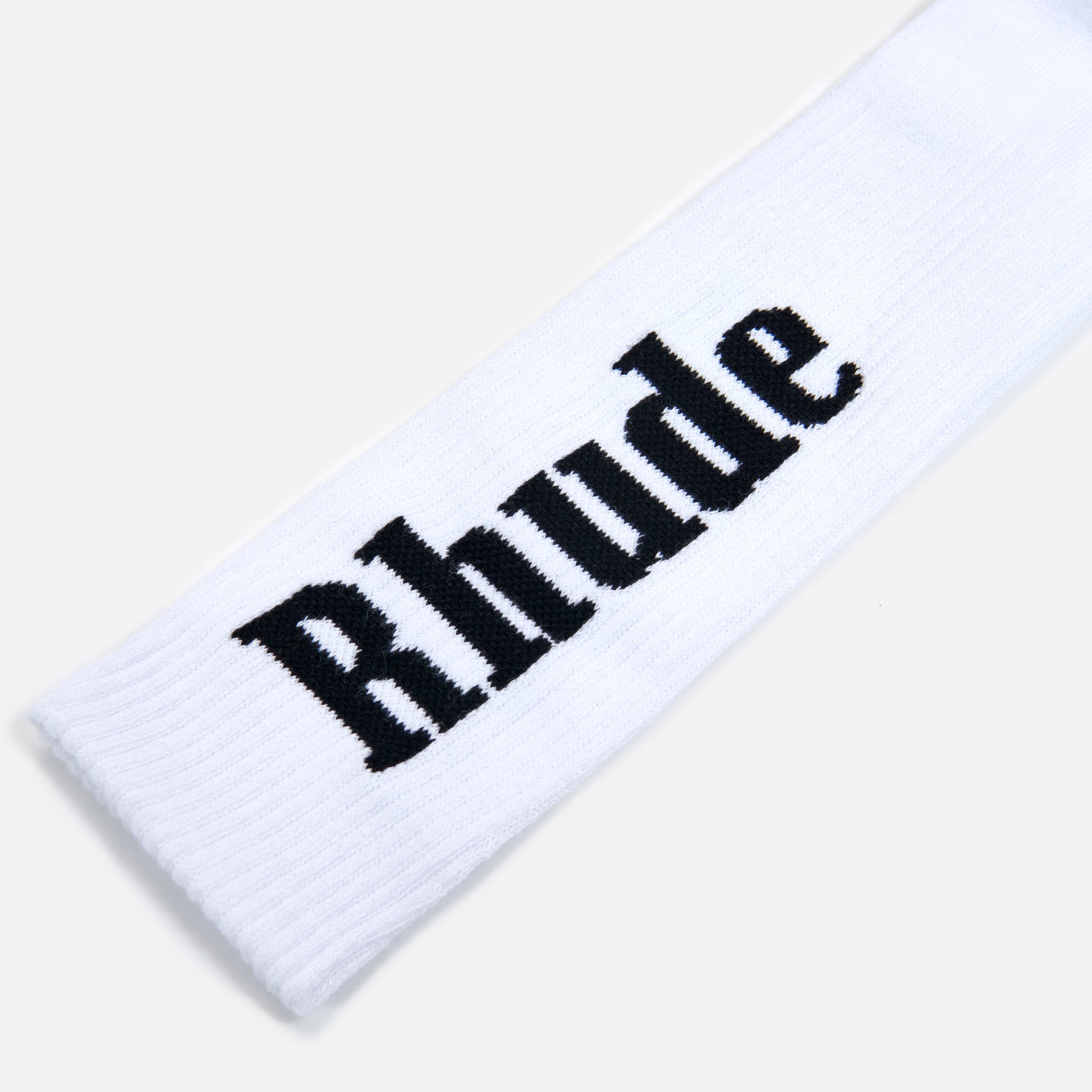 Rhude Vertical Socks - White / Black