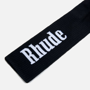 Rhude Vertical Socks - Black / White