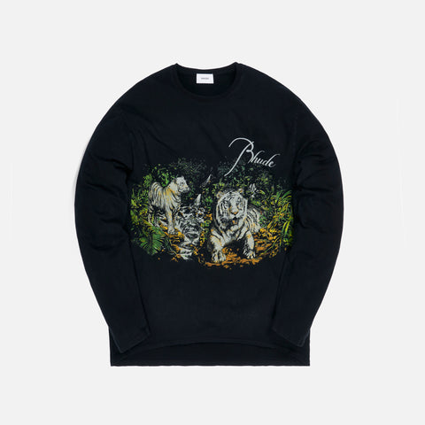 Rhude Lions L/S Tee - Black