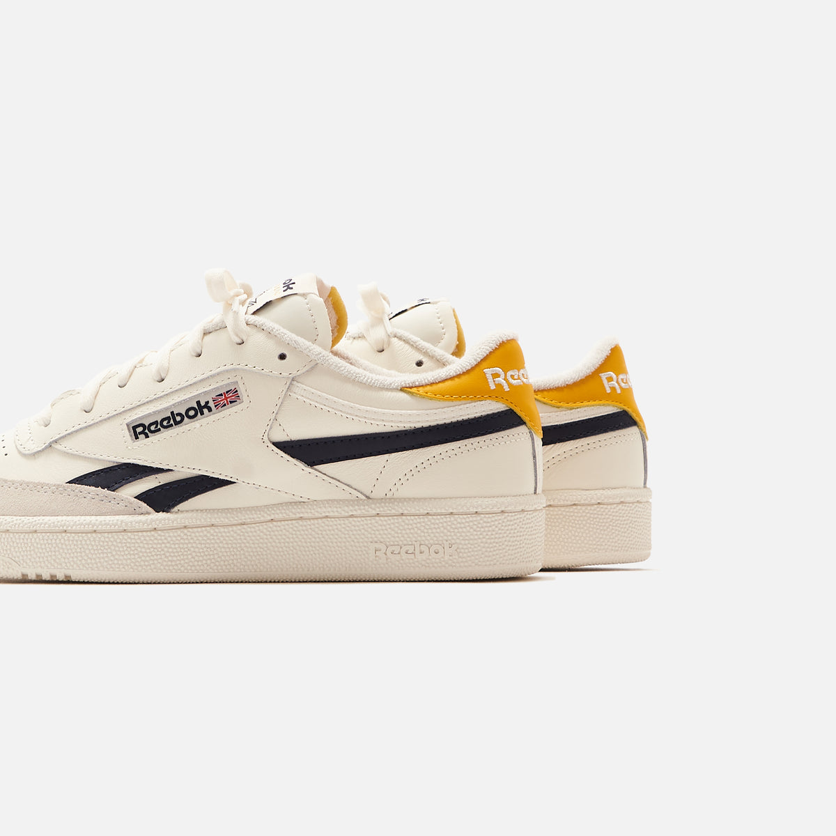 Reebok Club C Revenge - Chalk / Semi Solar Gold / Vector Navy