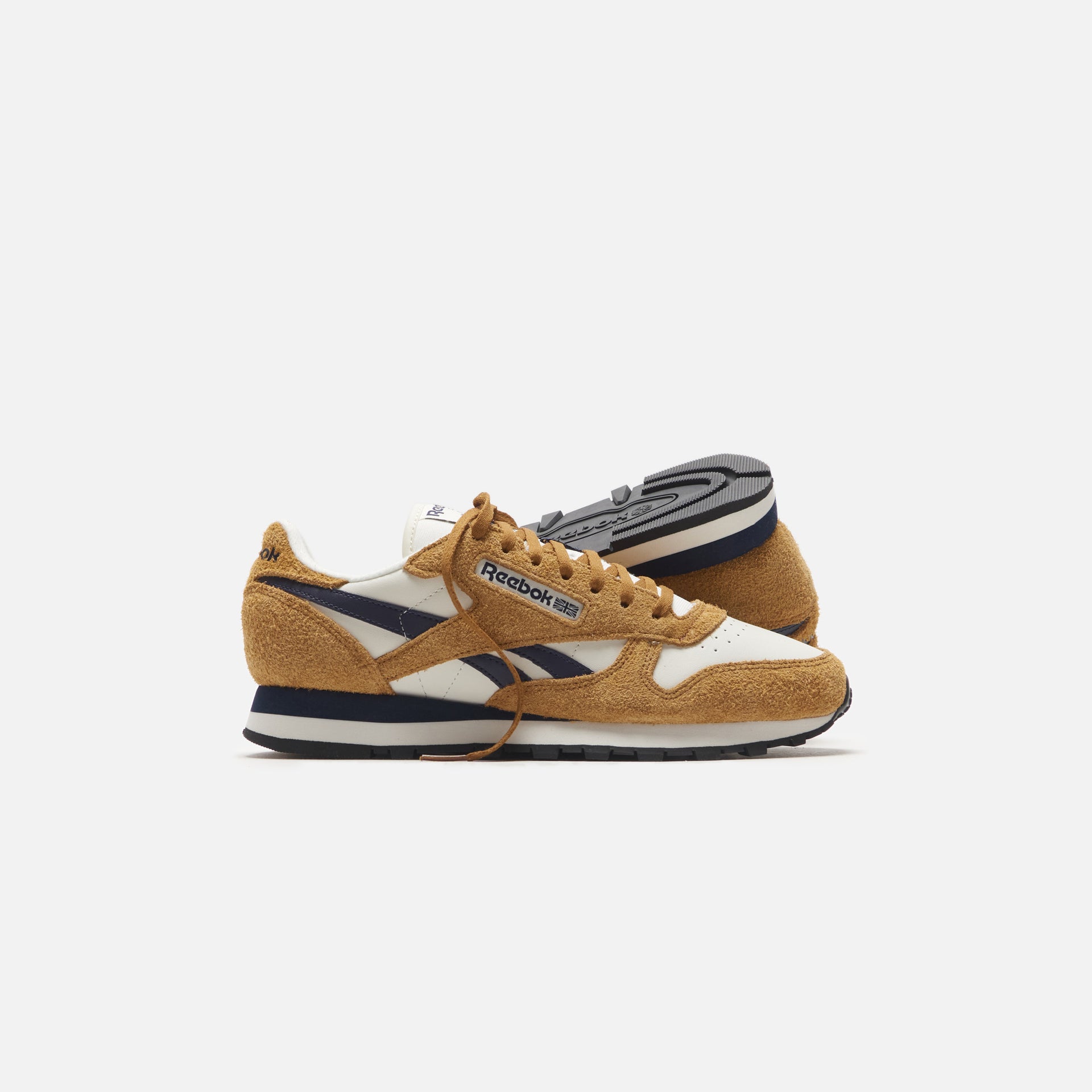 Reebok Classic Leather - Chalk / Wild Brown / Vector Navy