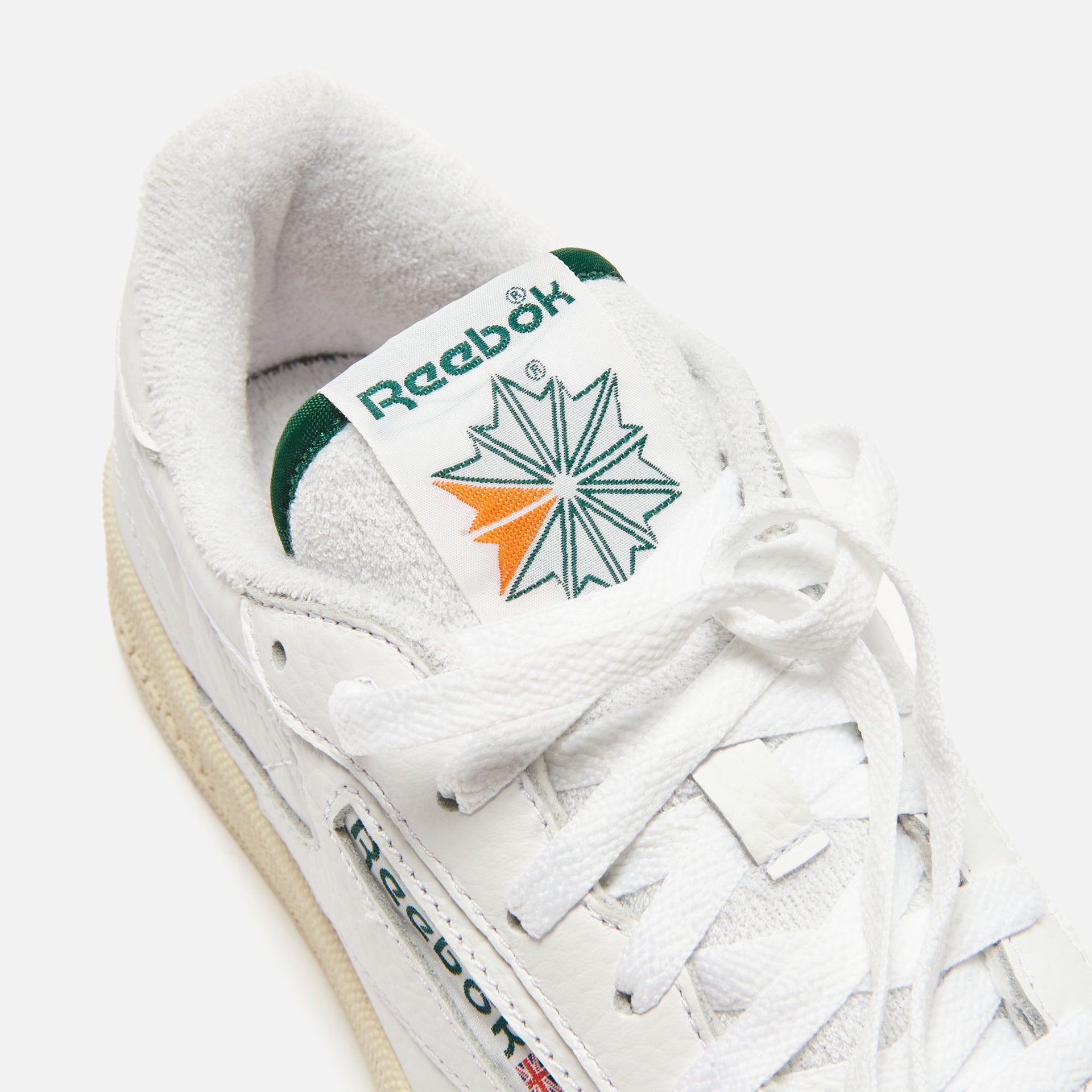 Reebok Club C 85 Terry - Footwear White / Alabaster / Dark Green