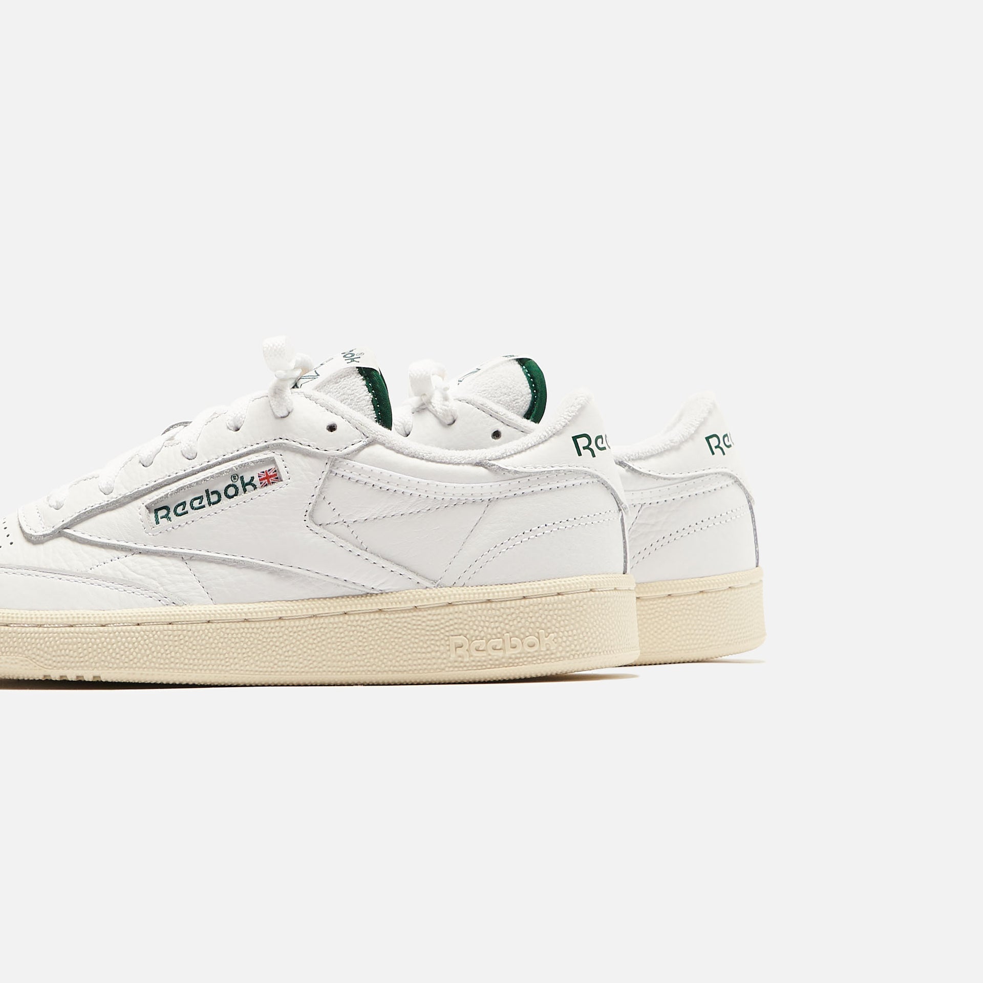 Reebok Club C 85 Terry - Footwear White / Alabaster / Dark Green
