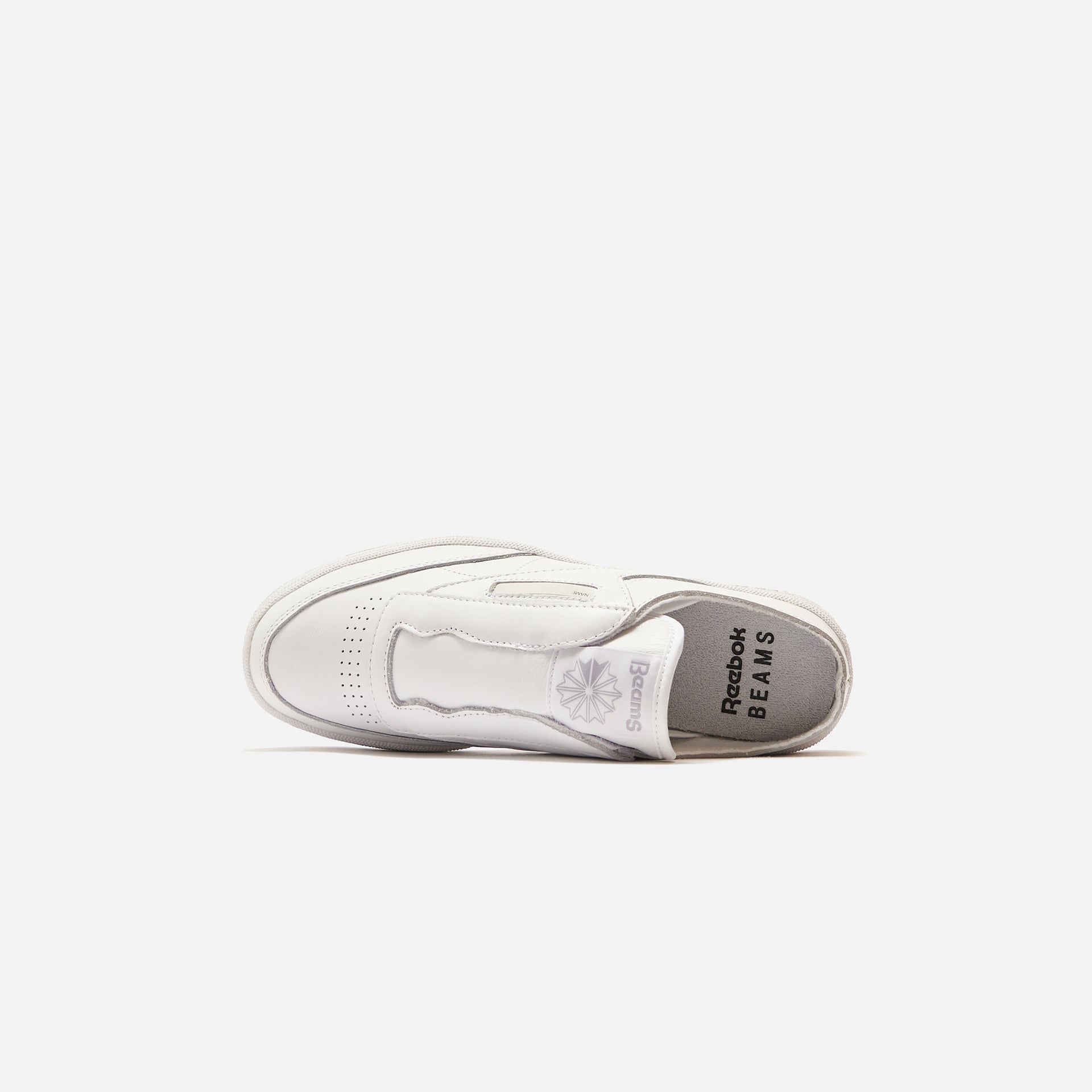 Reebok x BEAMS Club C Laceless Mule - White