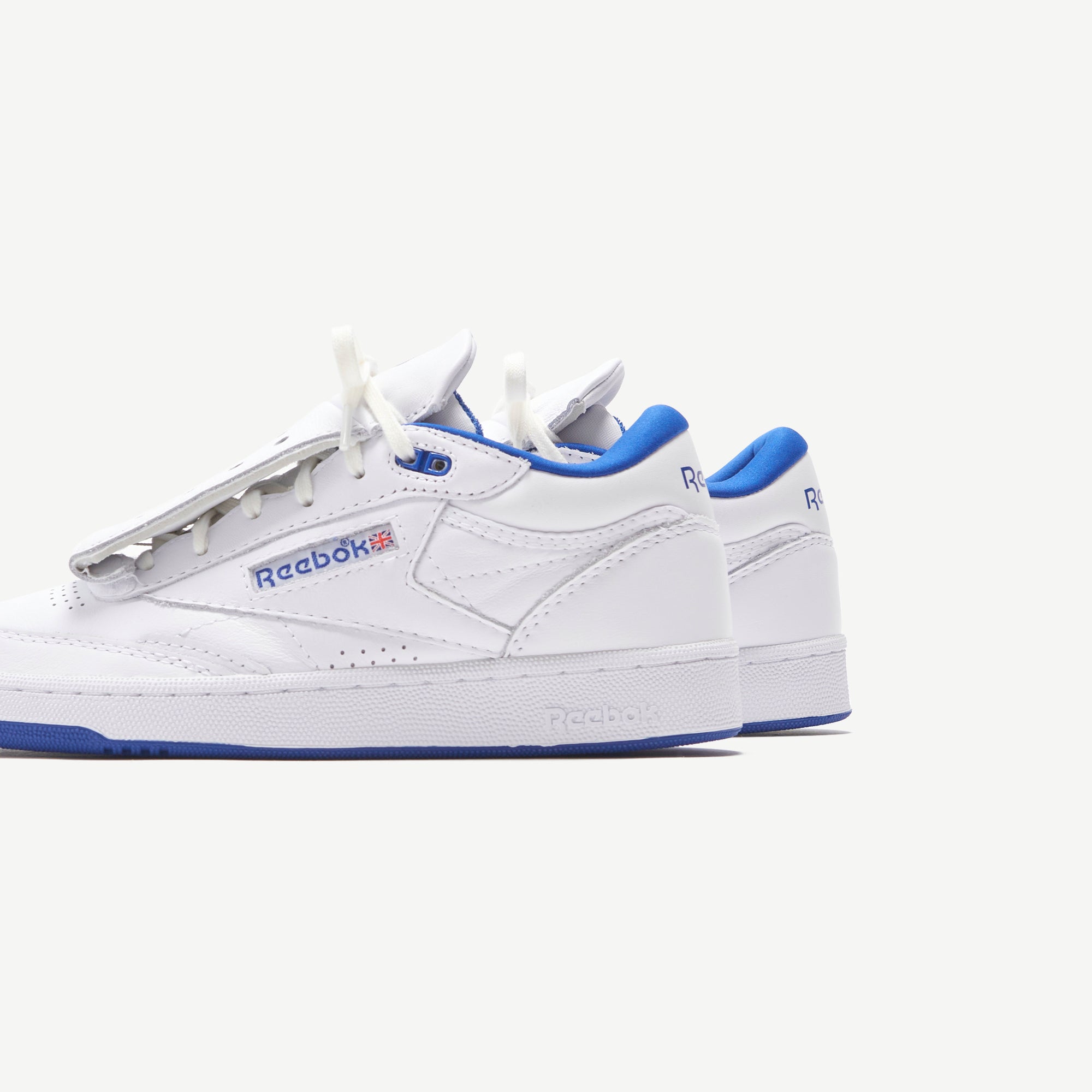 Reebok Club C Mid II Mountain Research - White / Blue – Kith