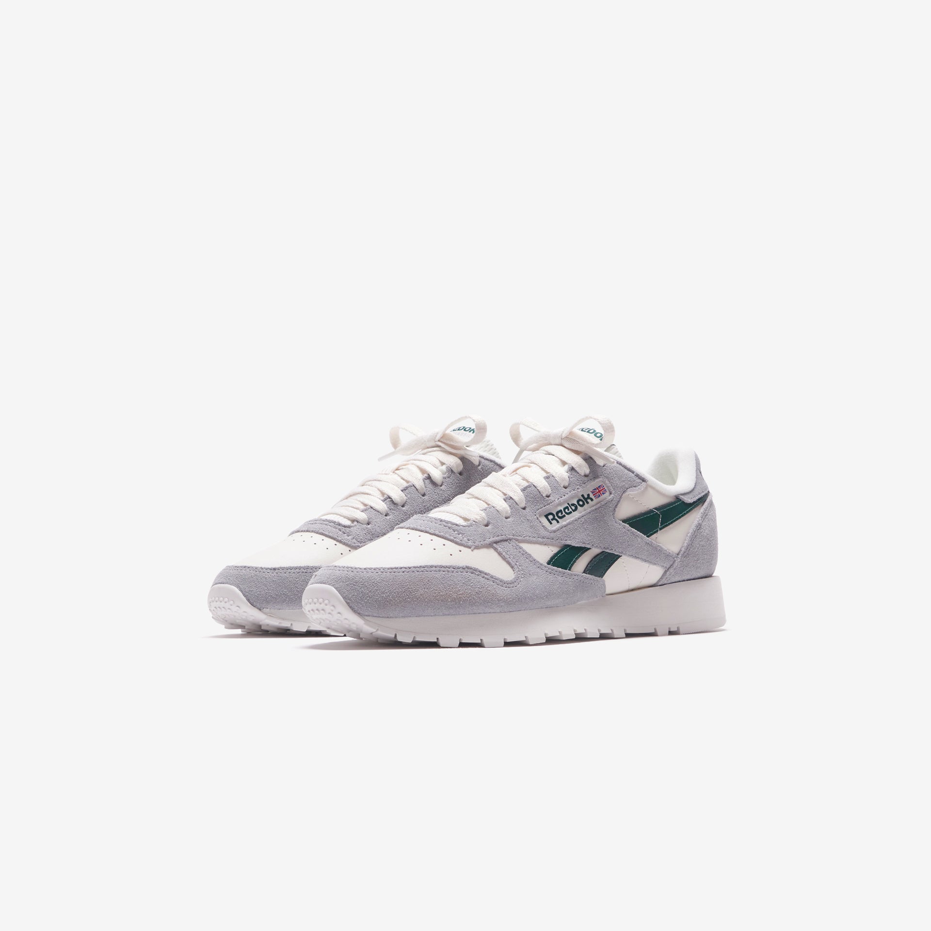 Reebok Classic Leather Suede Vintage - Pure Grey 3 / Dark Green