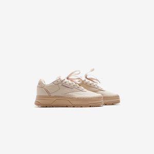 Reebok club c 85 sg trainers in tan Clearance