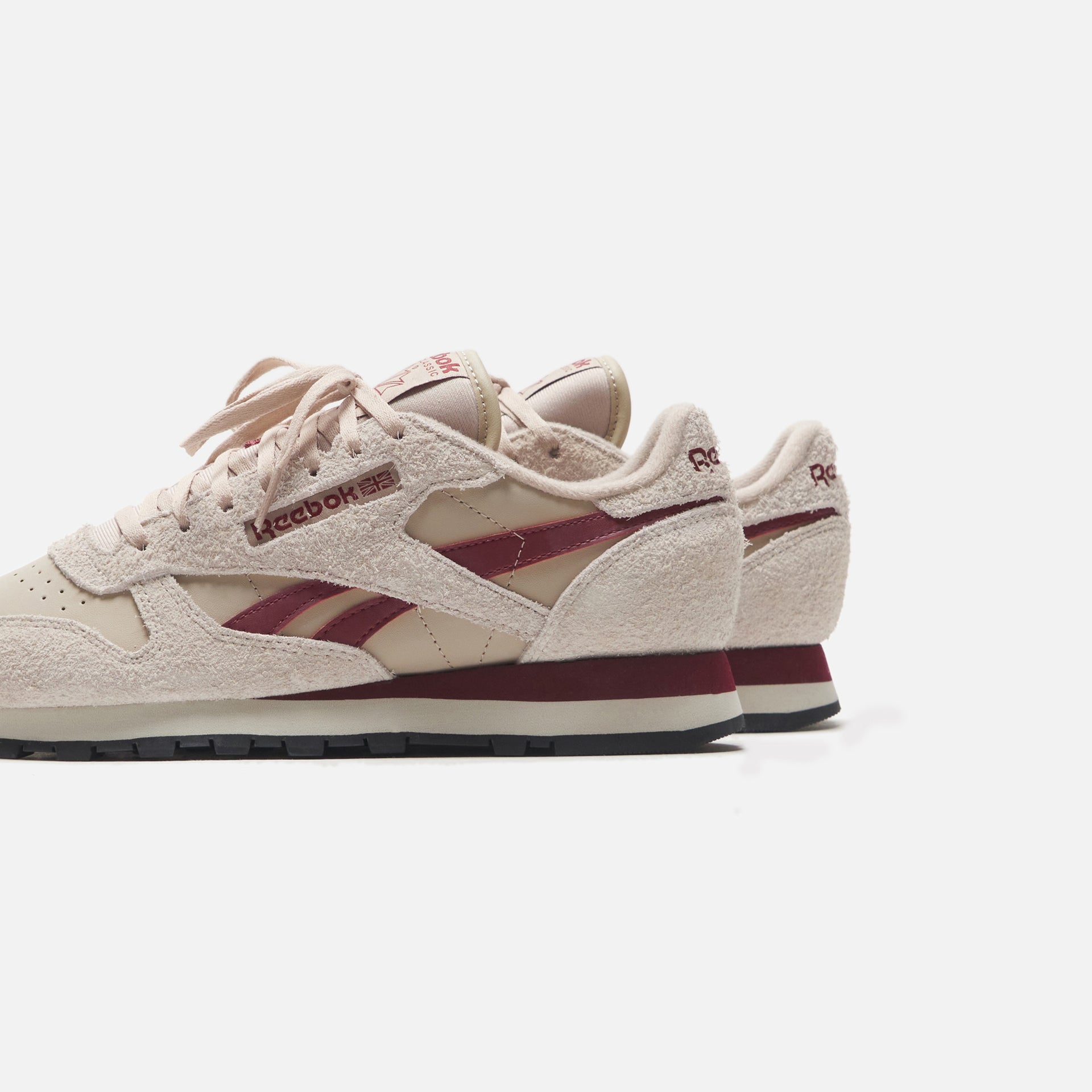 Reebok Classic Leather - Modern Beige / Alabaster / Classic Burgundy