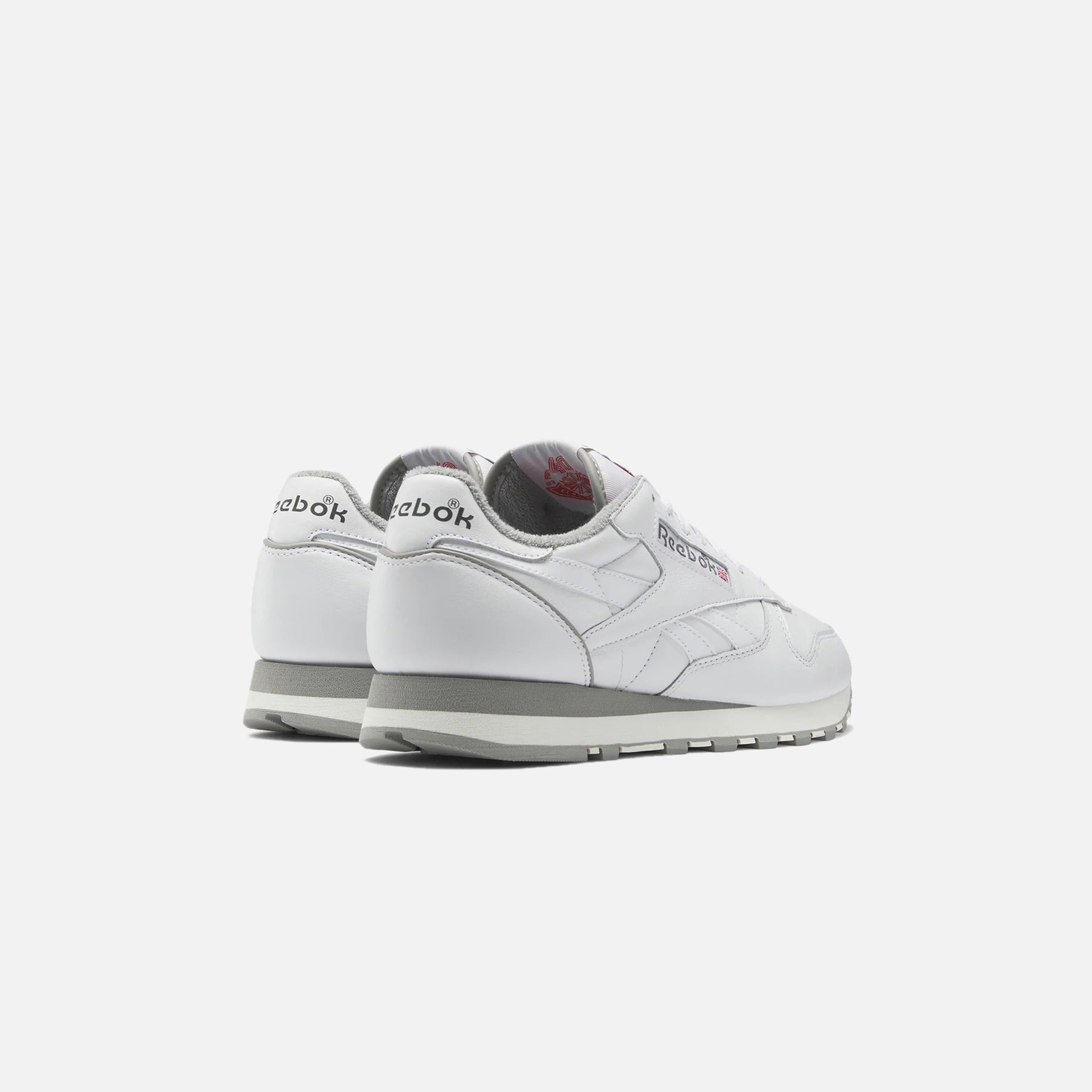 Reebok Classic Leather 40th Anniversary - Cloud White / Chalk / Mgh Solid Grey