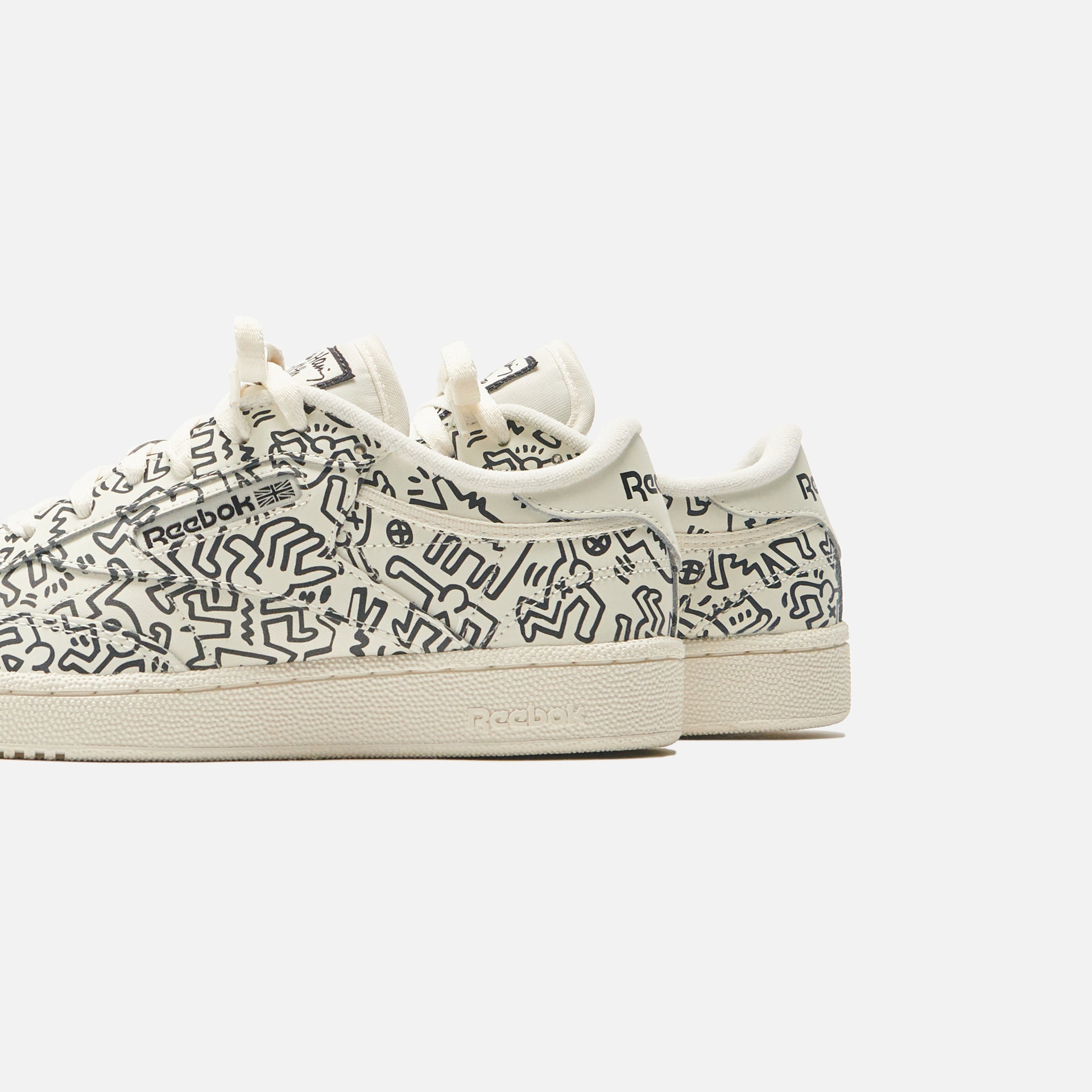 Reebok x Keith Haring Club C - Chalk / Pure Grey 8