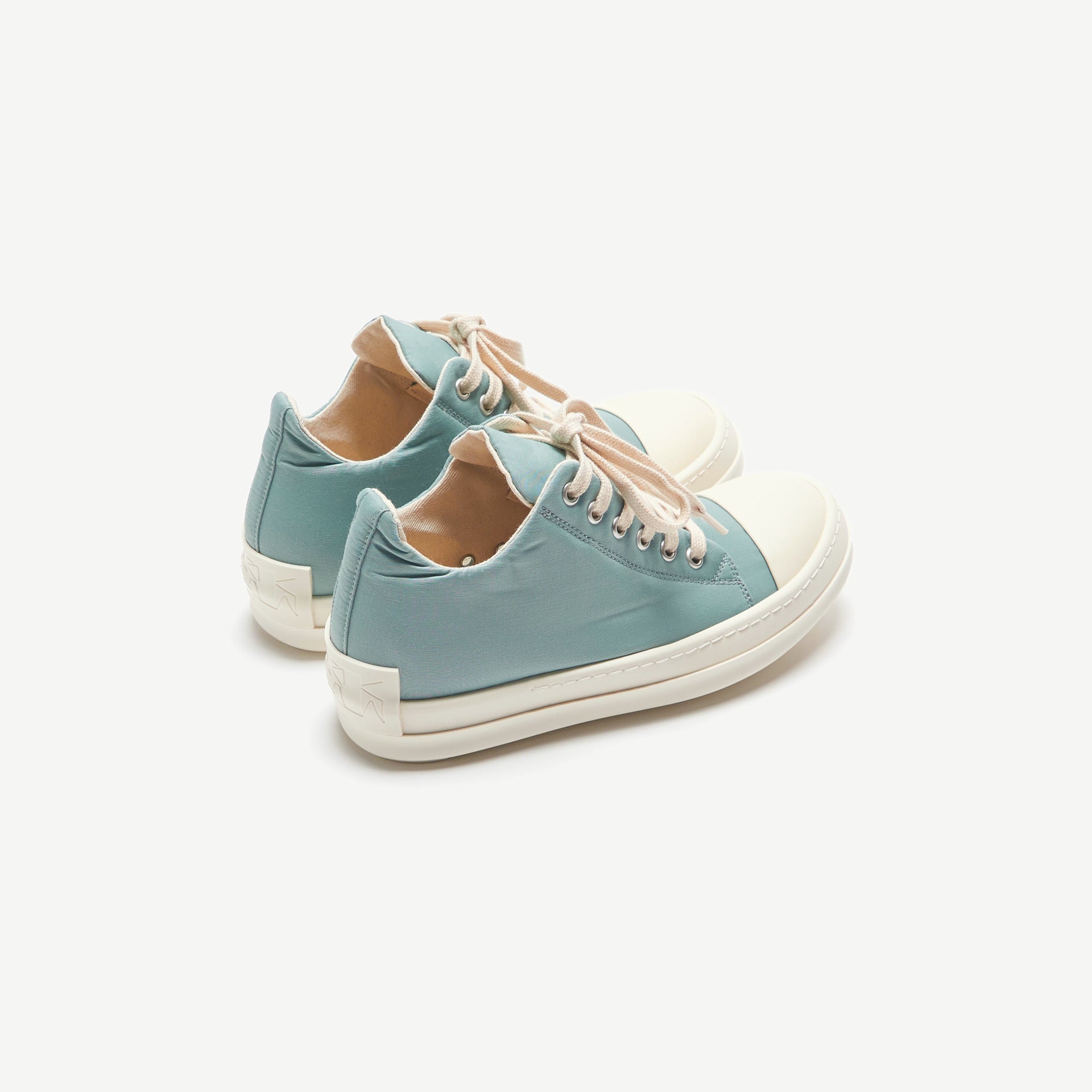 Rick Owens Wmns Scarpe Low Sneakers - Aqua / Milk