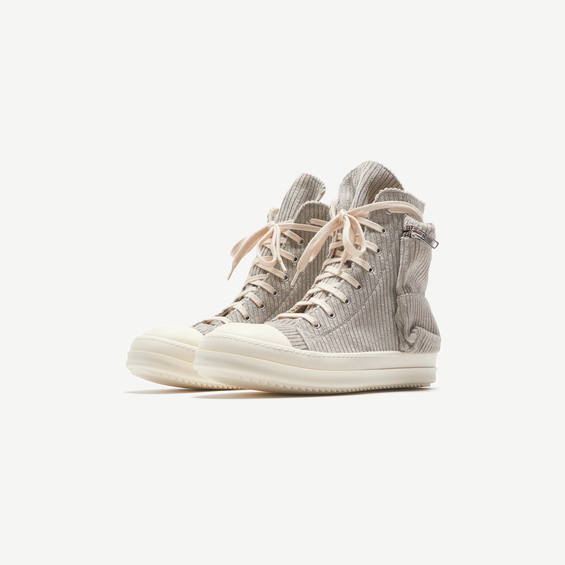 Rick Owens Scarpe Cargo Sneakers - Pearl / Milk