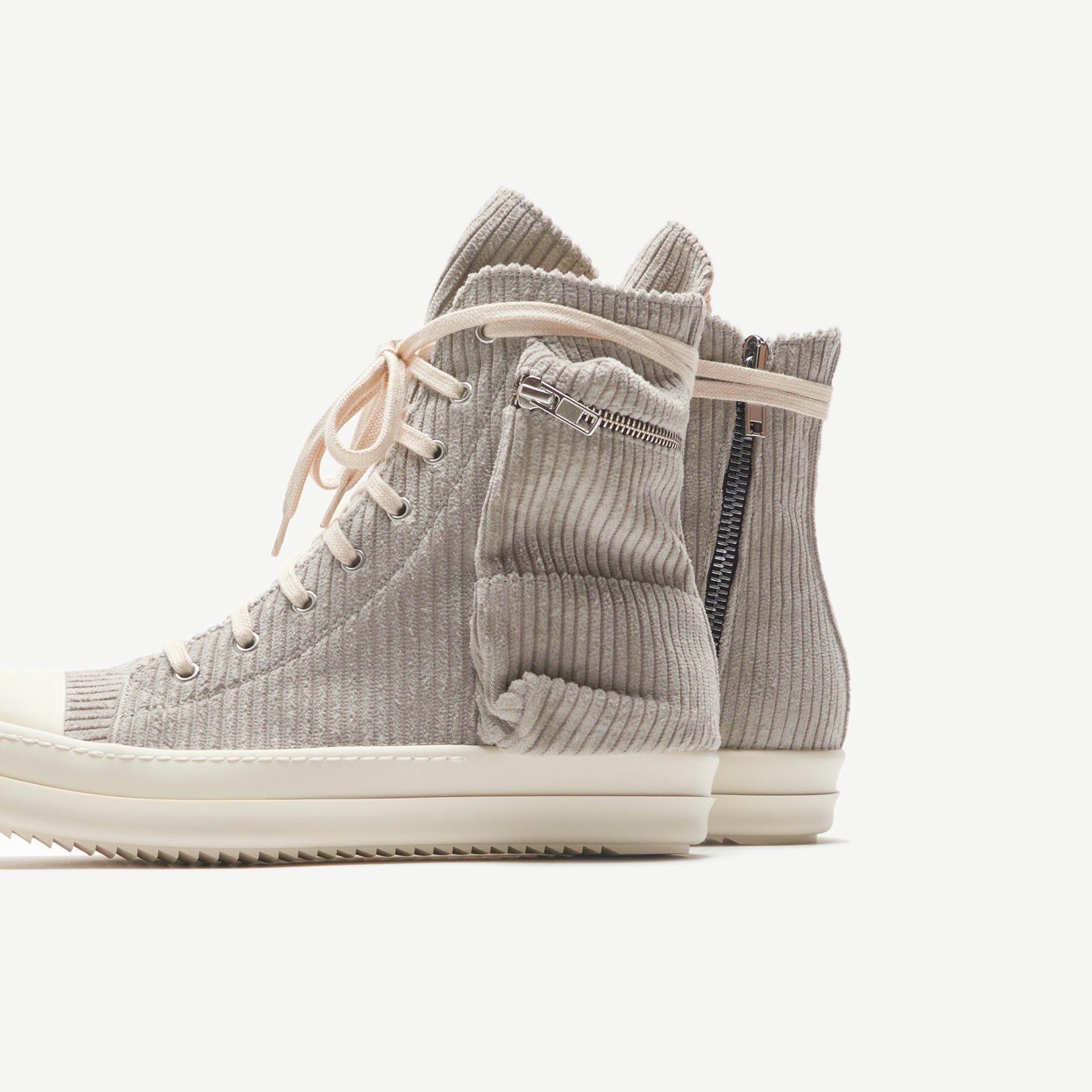 Rick Owens Scarpe Cargo Sneakers - Pearl / Milk