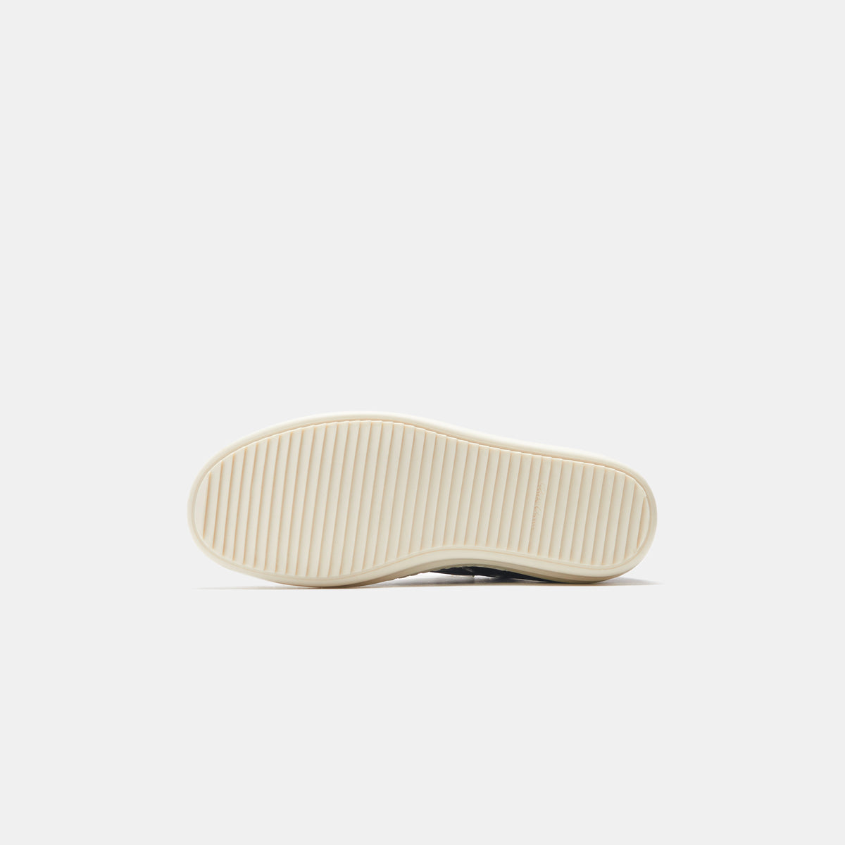 Rick Owens Scarpe Pelle Low Sneakers - Black / Milk