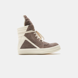 Rick Owens Scarpe Pelle Geobasket - Dust / Milk