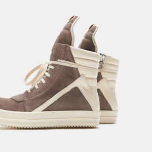 Rick Owens Scarpe Pelle Geobasket - Dust / Milk