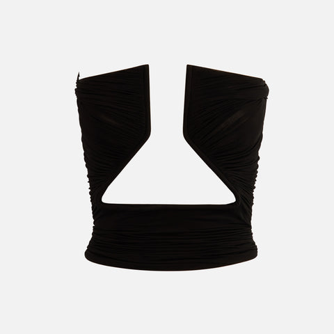 Rick Owens Woven Prong Top - Black