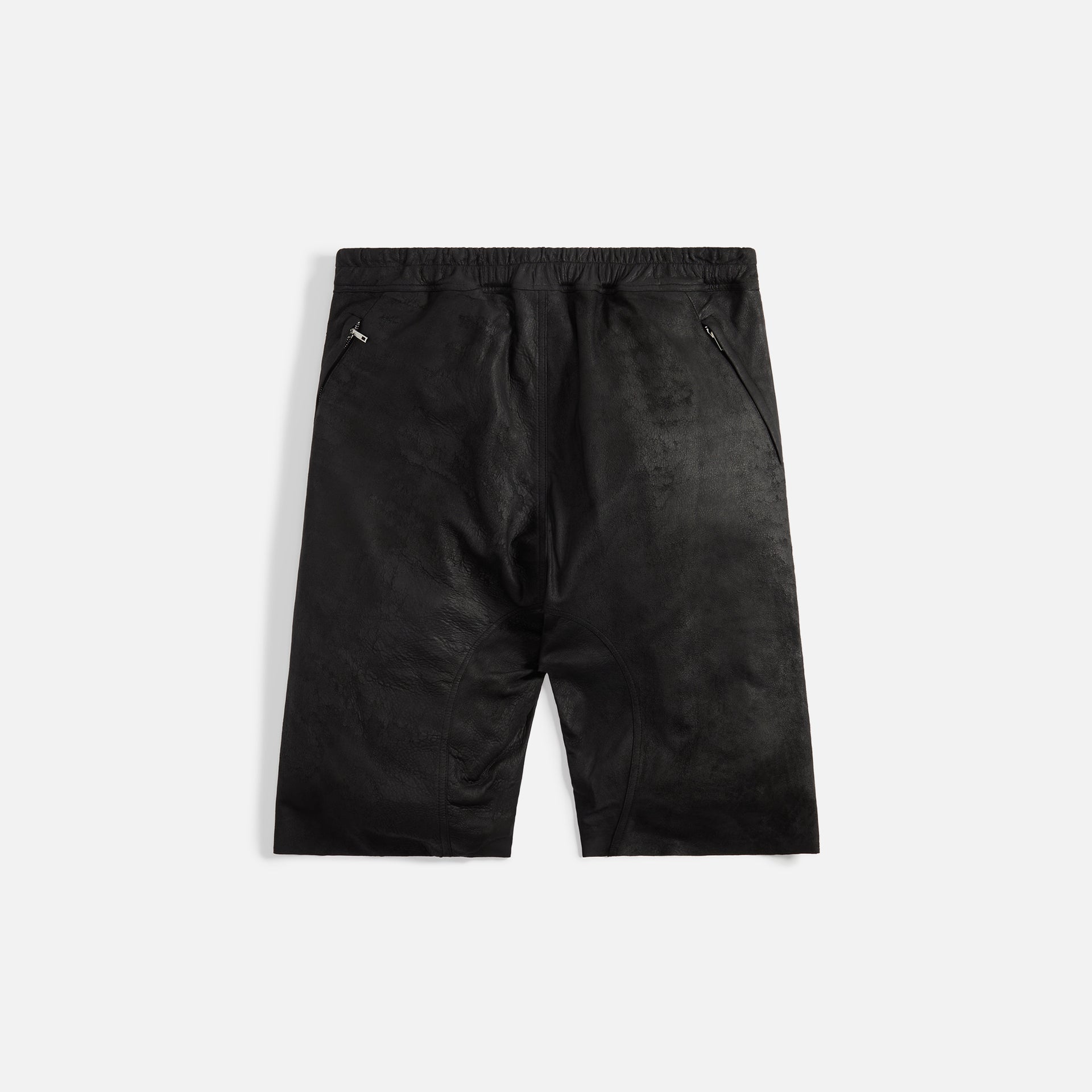 Rick Owens Basket Swingers Blistered Lamb Short - Black