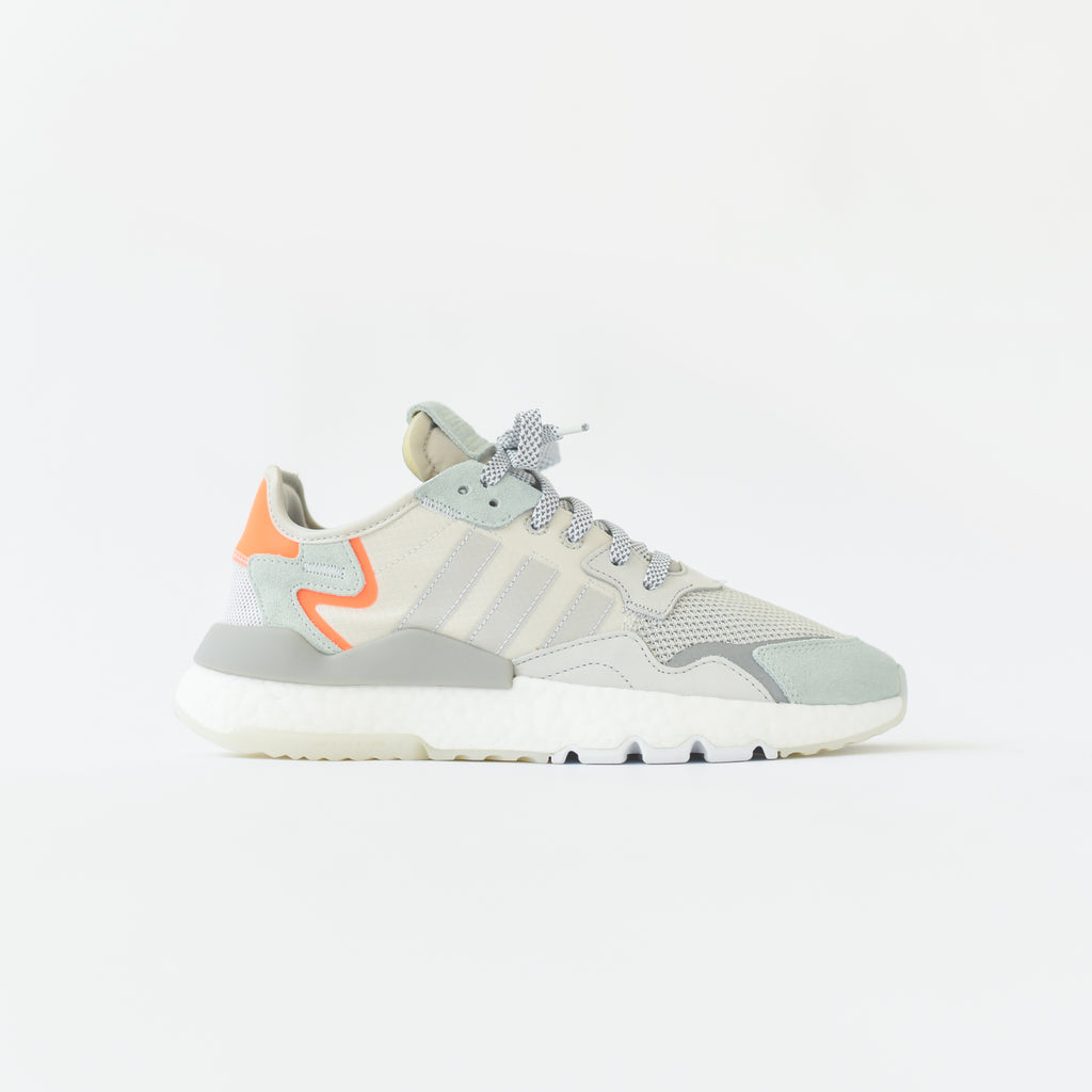 adidas Originals Nite Jogger Boost - Raw White / Grey One / Vapour Gre ...