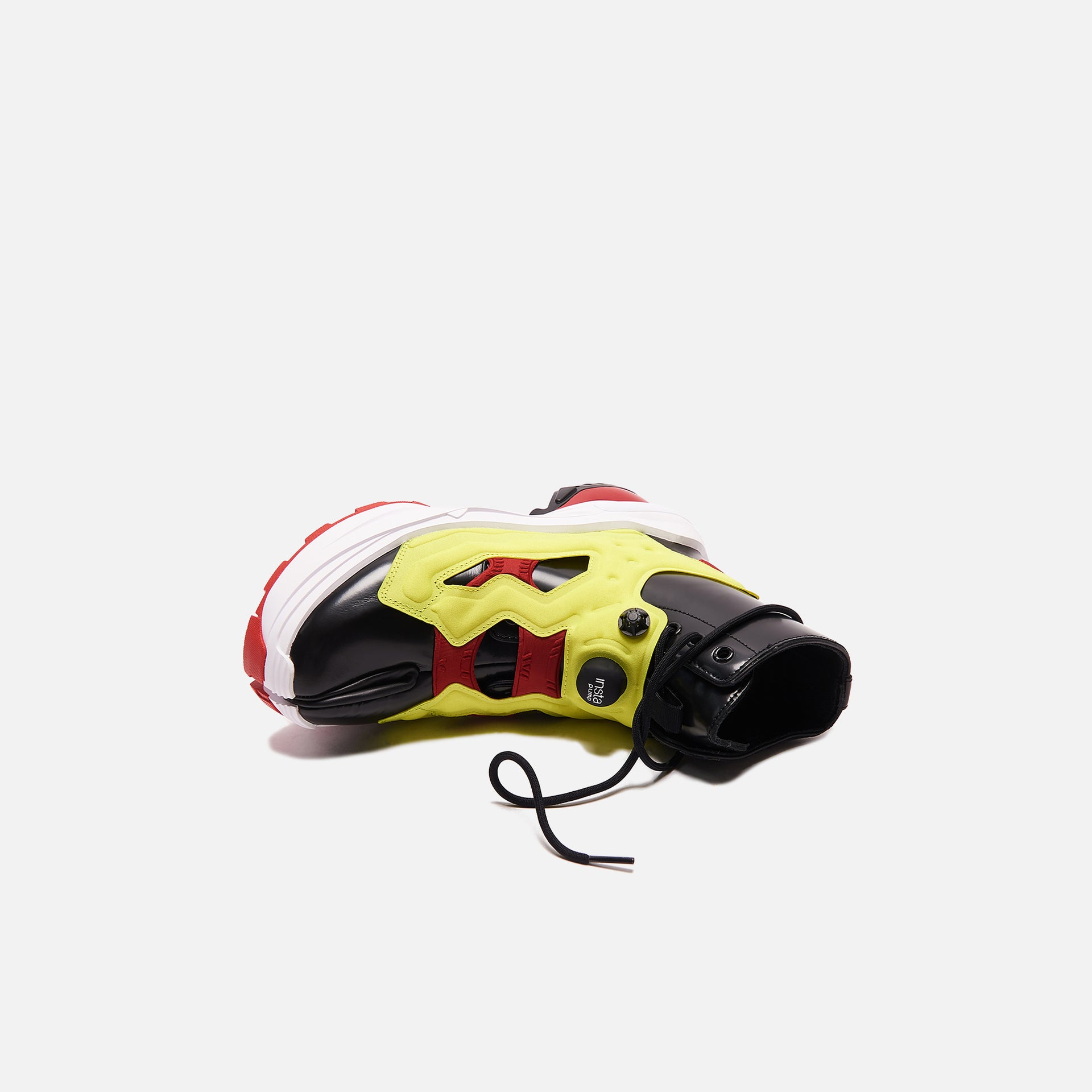 Maison Margiela x Reebok Pump Tabi Boot - Black / Yellow Matt