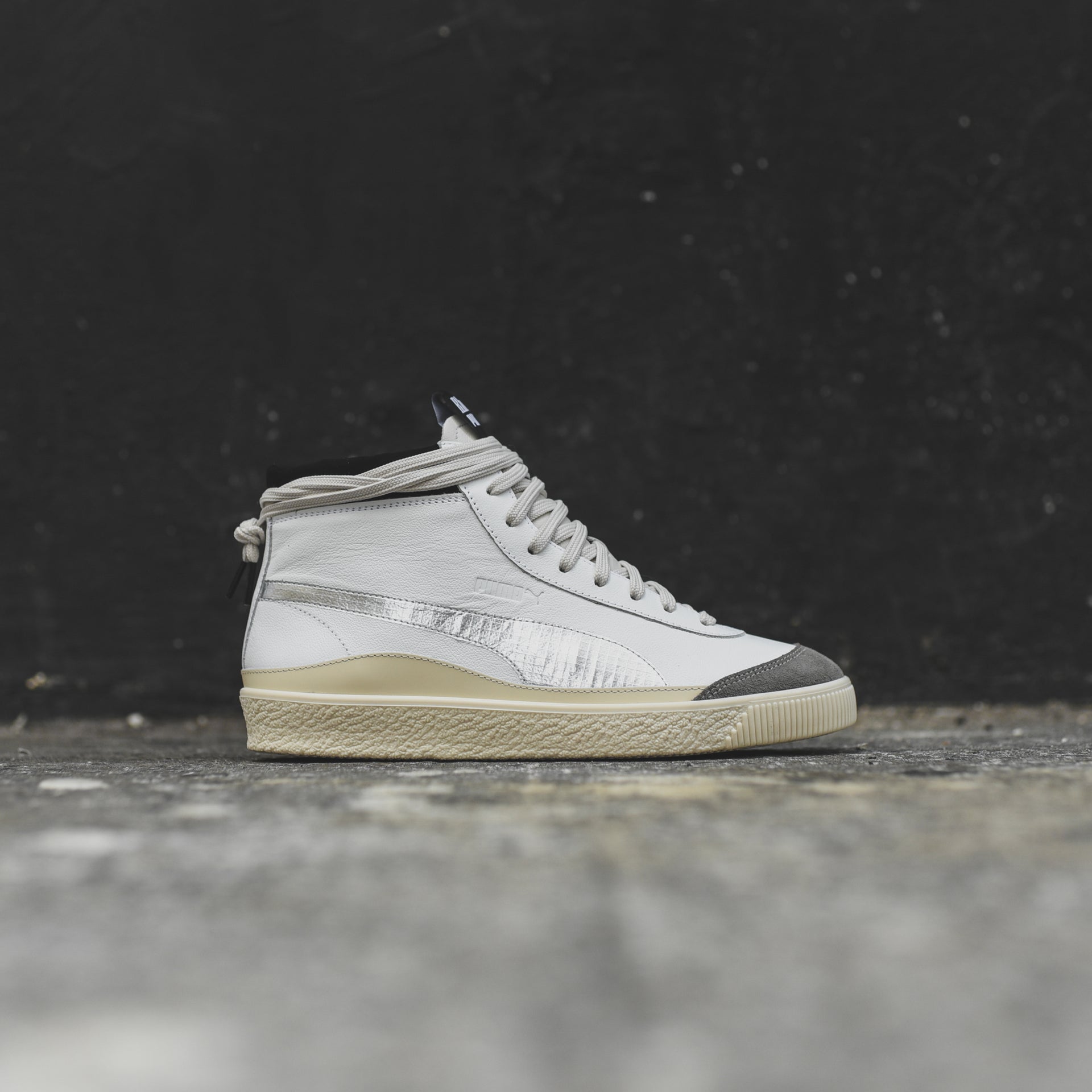 Puma x Rhude Basket '68 Mid OG - White / Grey