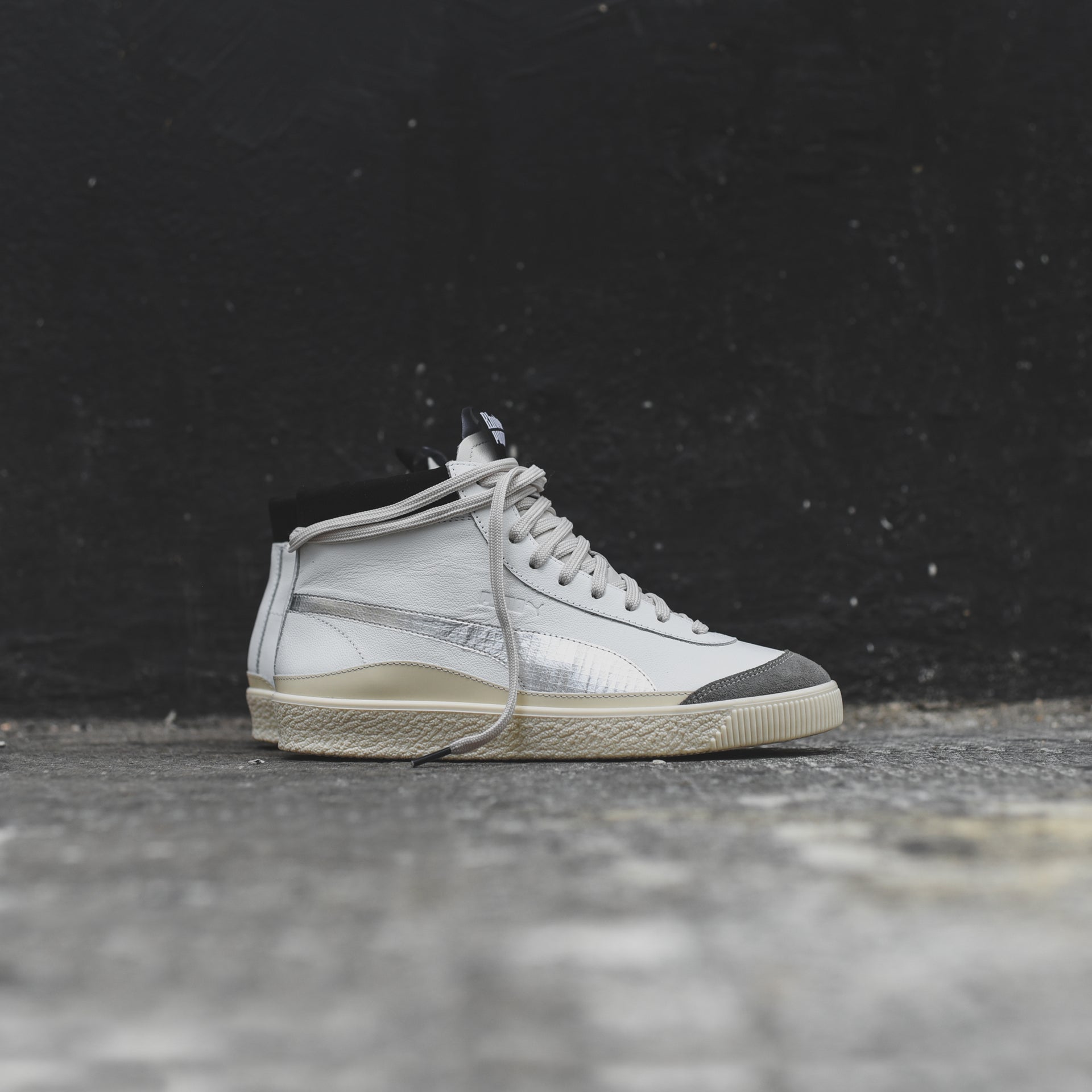Puma x Rhude Basket '68 Mid OG - White / Grey