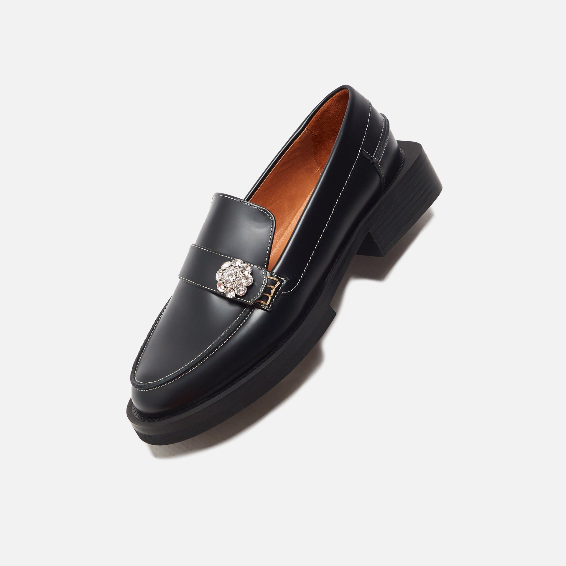 Ganni Loafer - Black Jewel