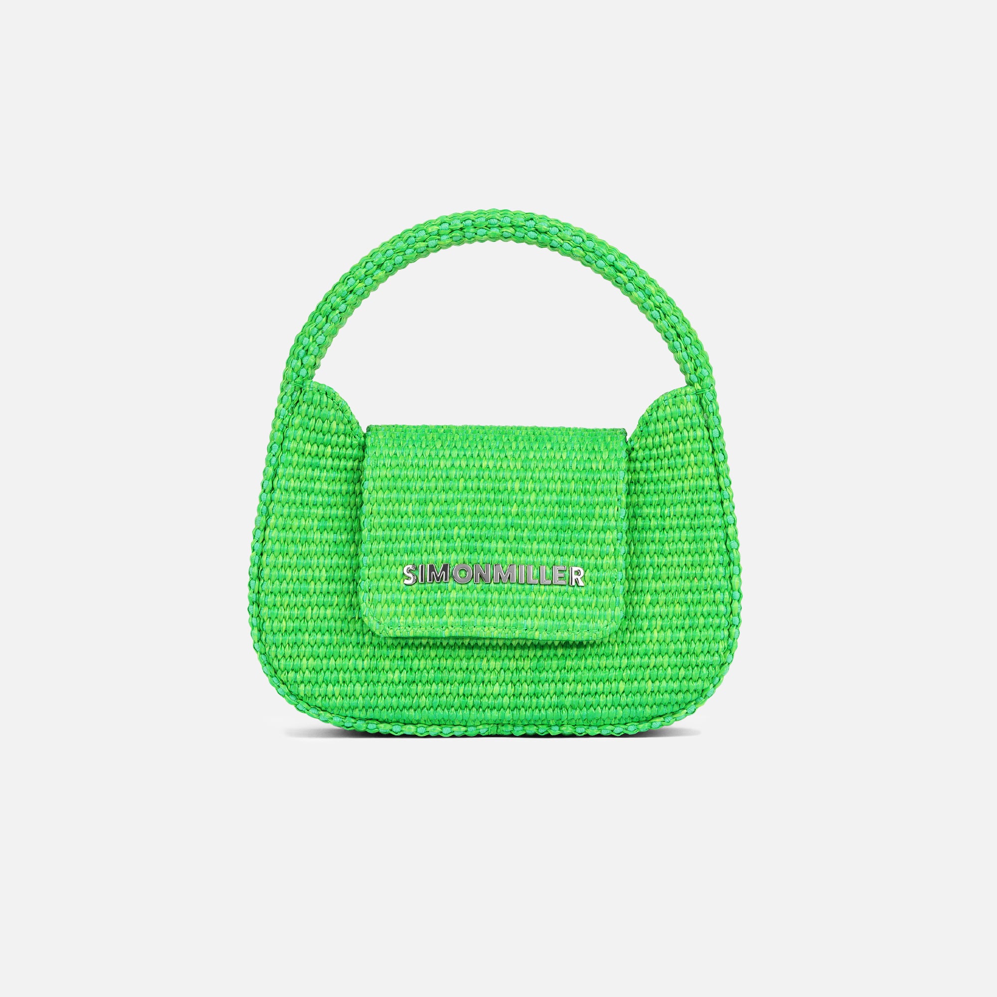 Simon Miller Mini Retro Bag - Happy Green Raffia – Kith