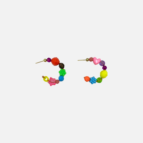 Susan Alexandra Joyful Mini Hoops - Multi